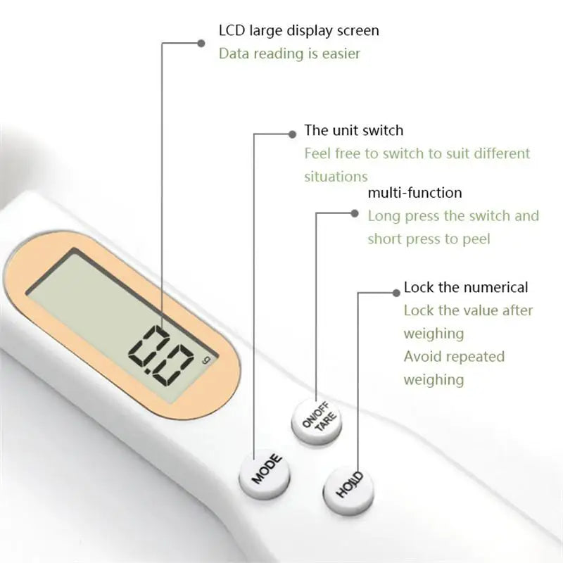 Digital Measurement Adjustable Weighing Spoon