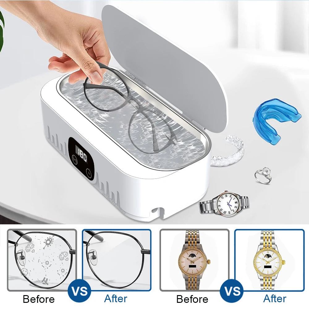 Ultrasonic Glasses Cleaning